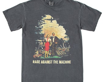 Nouveau Rare RATM Evil Empire Rage Against The Machine T-shirt rétro unisexe style vintage