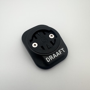 Garmin & Wahoo Quarter Turn Plate Mount | Adhesive Bike Computer Mount for Flat Surfaces