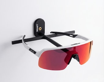 Supporto da parete per occhiali da ciclismo - Espositore per Oakley, 100%, Rudy Project, Sungod - Gamma Core Organiser