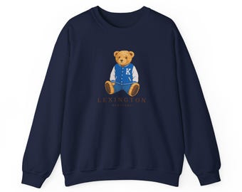 Kentucky Vintage Bär Rundhalsausschnitt, Katzen, Caturday, Kentucky Football, Kentucky Basketball, Univeristy of Kentucky, Lexington