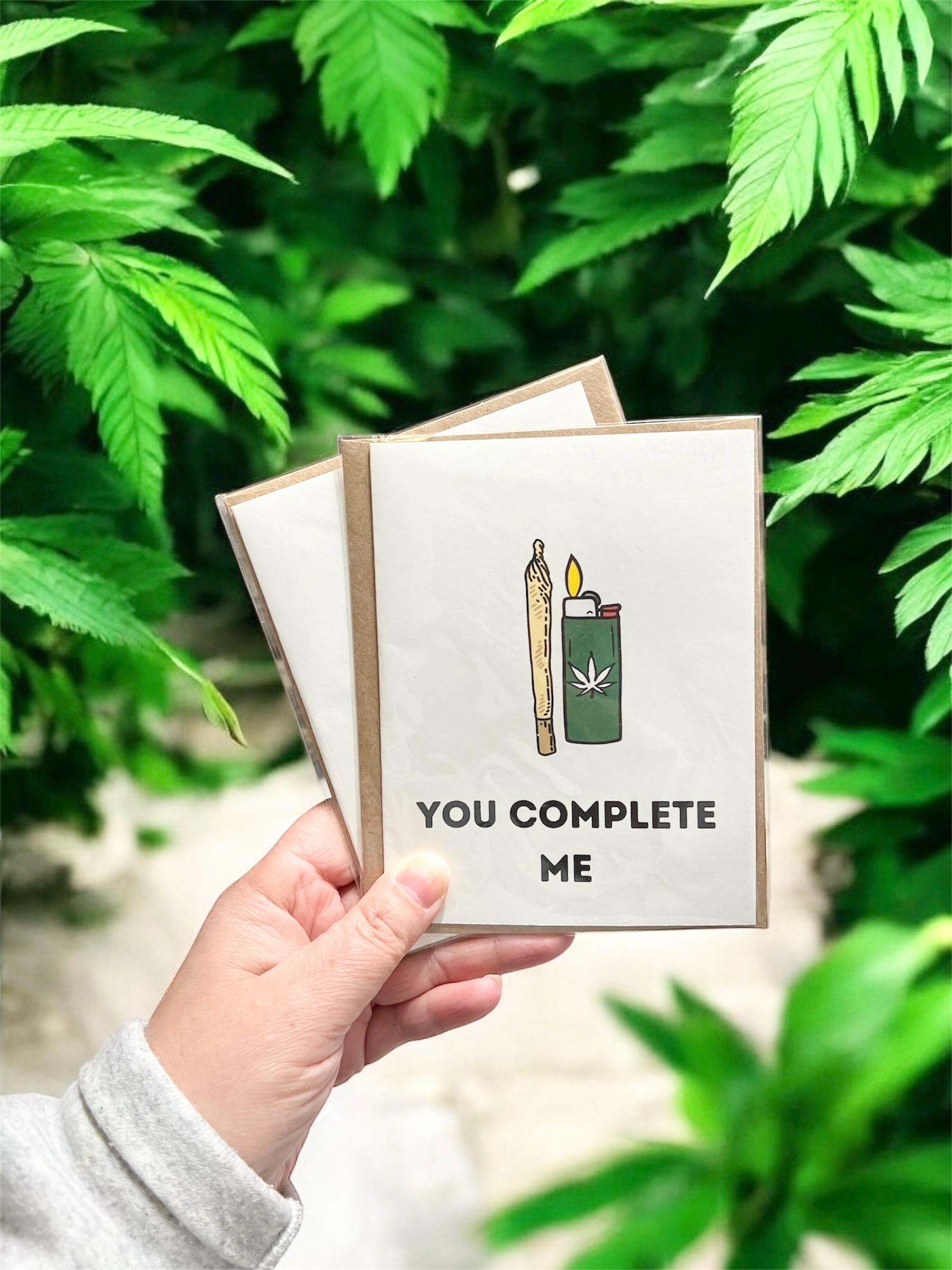 Weed valentines day card - Etsy México, image size:1800x2400