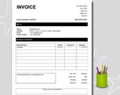 Editable Invoice Template PDF | Microsoft Word Invoice for Freelancers & Small Business | Instant Download