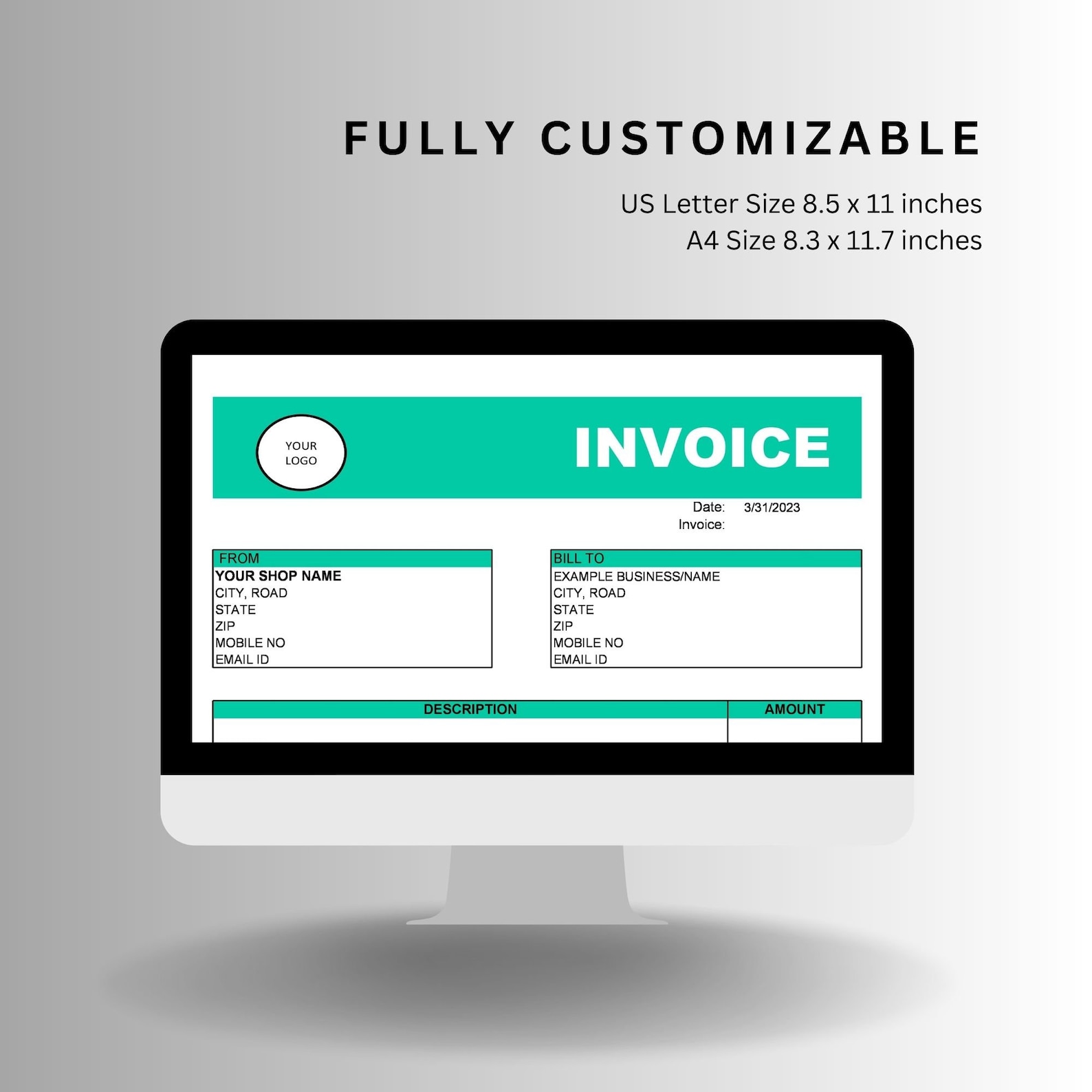 Invoice template excel microsoft word invoice template invoice excel