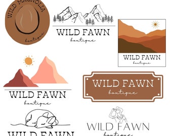 Western Logo Design: Custom Boutique Branding (Digital Download)