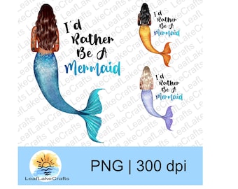 Mermaid PNG, Mermaid Clipart, Nautical Mermaid PNG, Mermaid Tail, Beach PNG, Beach Design, Sublimation Design, Digital Download, png file