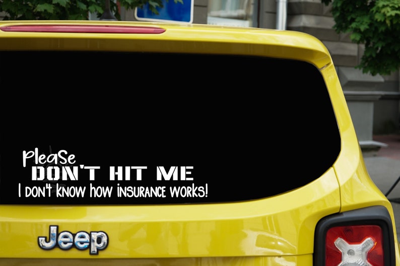 Funny Car Decal SVG Vehicle Decal Design Auto Sticker SVG Car Decal