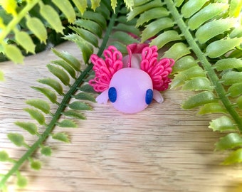 Axolotl figurine - polymer clay Axolotl