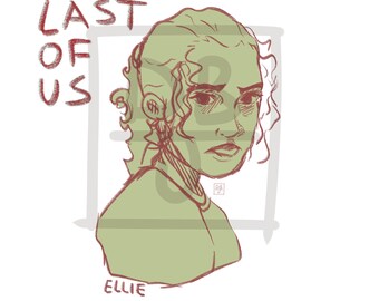 L'ultimo di noi - Ellie stampa digitale
