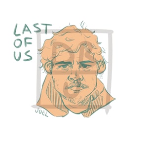 The last of us- Joel coloured print