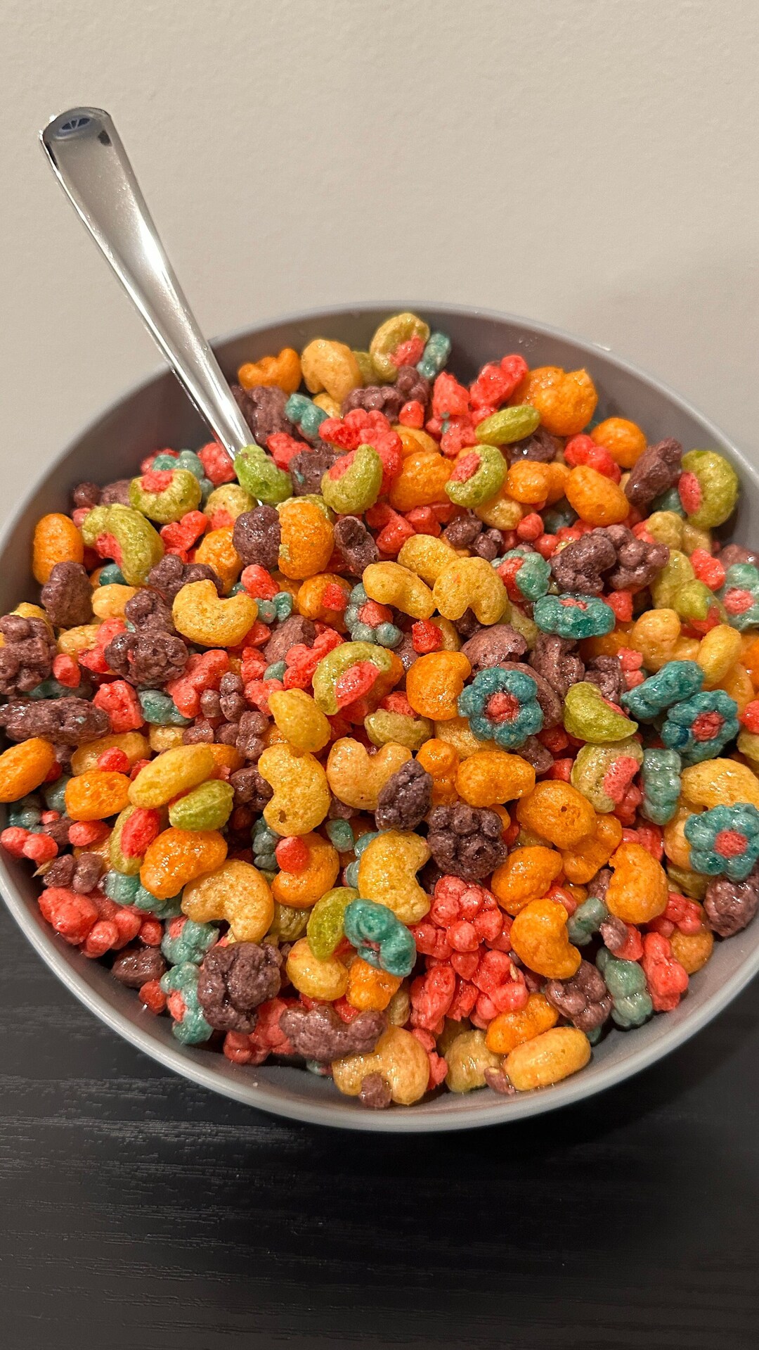 Cereal Bowl Wall Decor Gray Trix Etsy