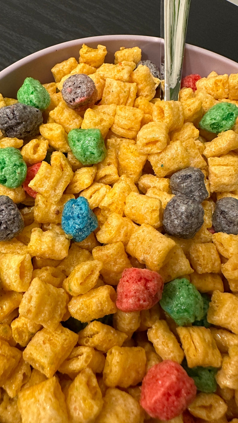 Cereal Bowl Wall Decor Purple Captain Crunch Etsy