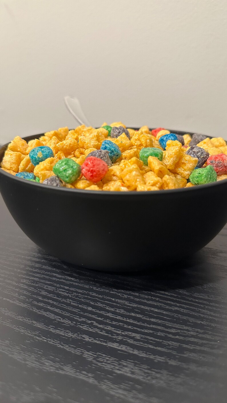 Cereal Bowl Wall Decor Black Captain Crunch Etsy