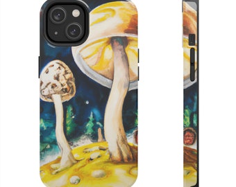 Mushroom Tough Phone Cases, Case-Mate, Mushroom iphone case, Mushroom Samsung Phone Case, Cool Phone case, Phone Case gift