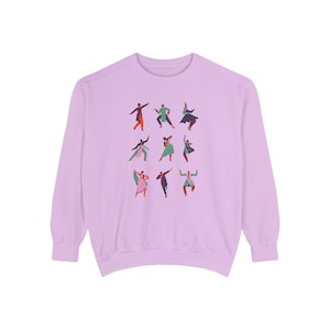 Bollywood dance Dyed Sweatshirt, bollywood dancing graphic sweatshirt, Cute Bollywood shirt, Bollywood dance lover gift, Unique Gift