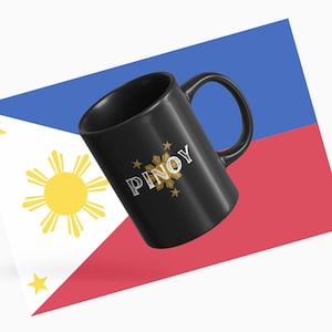 Filipino Pride Mug, Pinoy Pride 11/15 oz mug, Philippine Flag Star