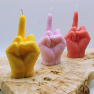 Middle Finger Candle,Gift,Funny Gifts,Christmas gift,Finger candle,Handmade,Vegan,Soy Wax,Birthday,Hand Gesture,Present,Joke, image 7