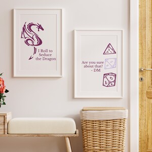 7 Printable D&amp;D Poster Collection. Seven Unique Dungeons and Dragons ...