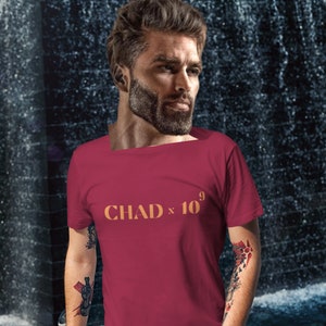 Gigachad Meme Funny Giga Chad Photoshop T-shirt -  Portugal