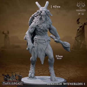 Beastkin Witherling - 8k Resin Miniature - Mammoth Factory - Mark of the Beast