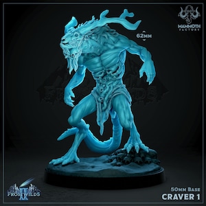 Cravers - 8k Resin Miniature - Mammoth Factory - Frostwilds II
