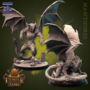 Manticore - 8k Resin Miniature - Mammoth Factory