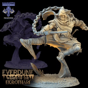 Ekrothari Chaindancer - 8k Resin Miniature - Mammoth Factory - Everdune