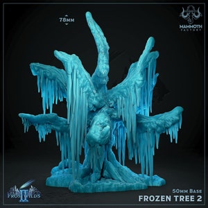 Frozen Tree - 8k Resin Terrain - Mammoth Factory - Frostwilds II