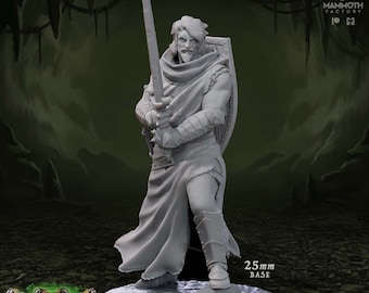 Sir Joriphar - 8k Resin Miniature - Mammoth Factory - Coils of Dread