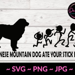 Mein Berner Berghund hat deinen Stick Familie SVG geschnitten Datei für Cricut / Silhouette Cameo Schneidemaschine / Auto Aufkleber /