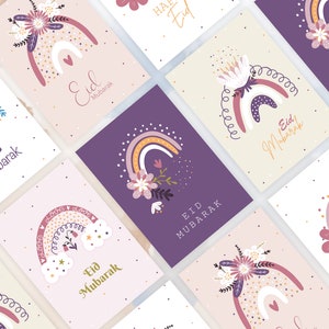Cartões Eid Mubarak, Cartões Eid, Presentes Eid, Decorações Eid, Presente Eid Mubarak, Cartões Islâmicos para Download Digital, Cartões Islâmicos A5 e A6