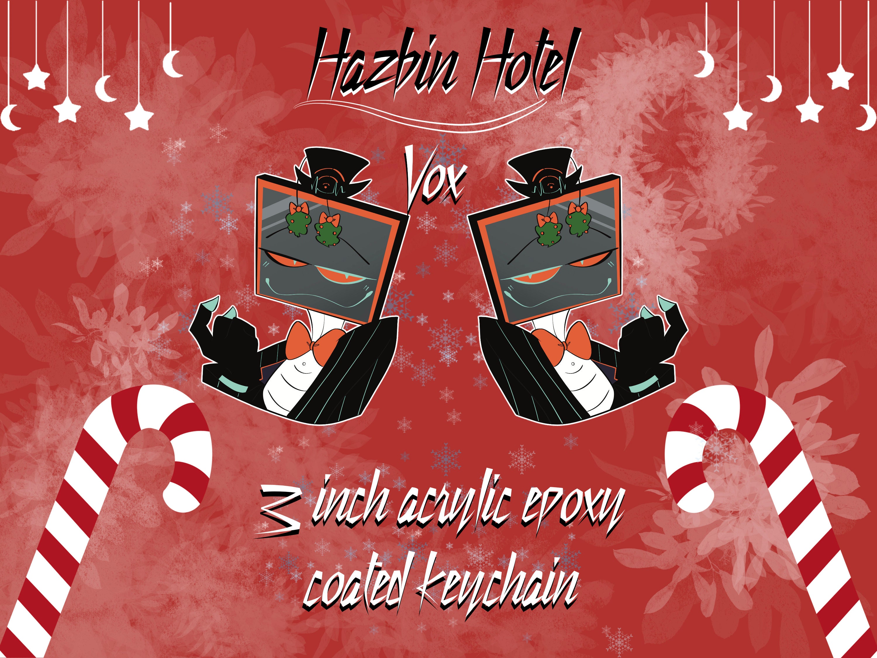ハズビンホテル Hazbin Hotel アクキー クリスマス KEYCHAIN Hazbin