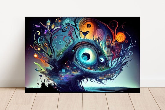 Tim Burton Style AI Generated Art, Psychedelic Art, Weird Art ...