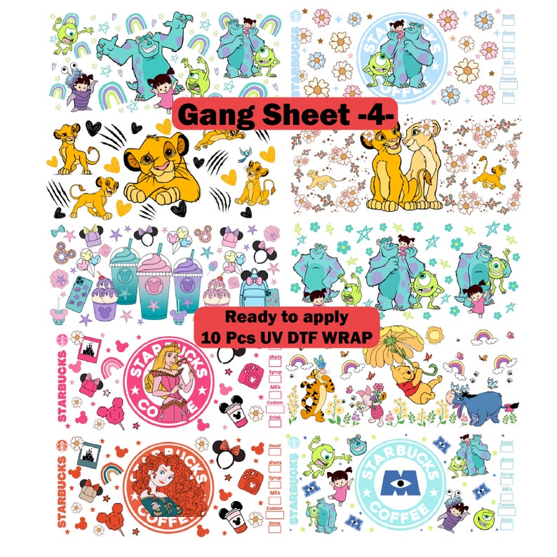 a variety of cartoon stickers on a white background