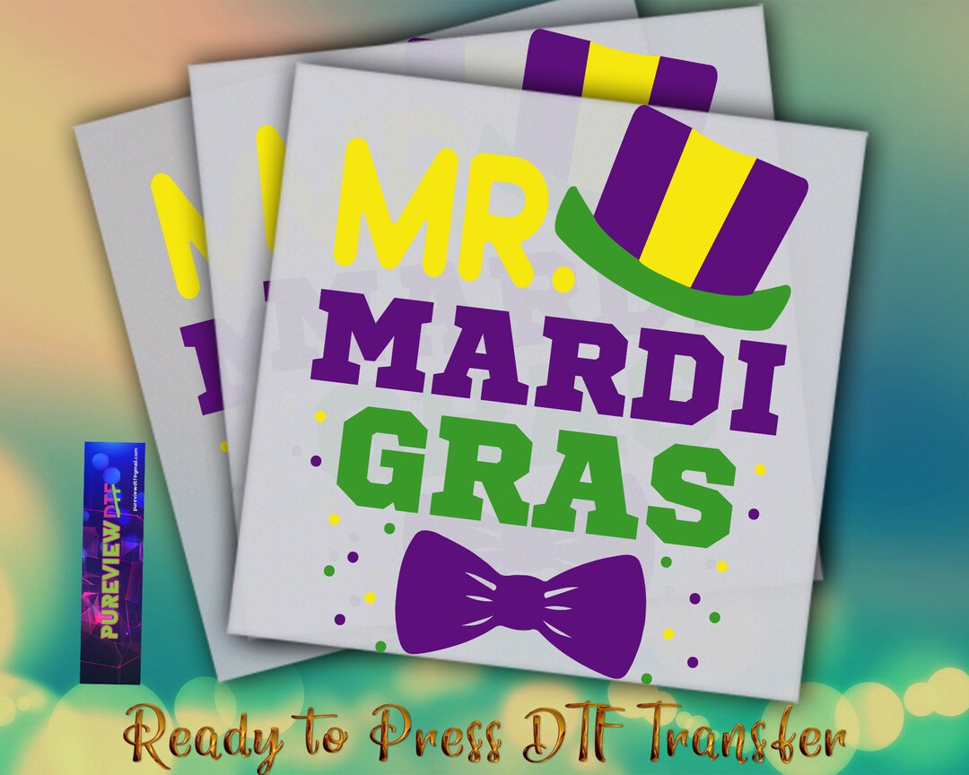 mardi gras heat transfers