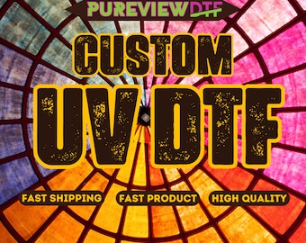 UV Dtf Gang Sheet, Custom UV DTF Transfer, Uv Dtf Cup Wrap, Uv Dtf Film