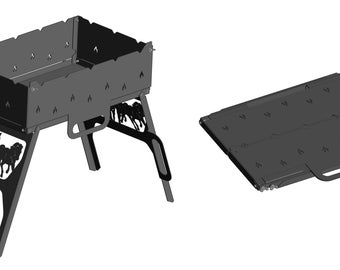 barbecue grill is complex Barbecue case folding