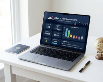 Travel Planner Spreadsheet Excel Google Sheets Vacation Itinerary Packing List Budget Tracker Digital Download