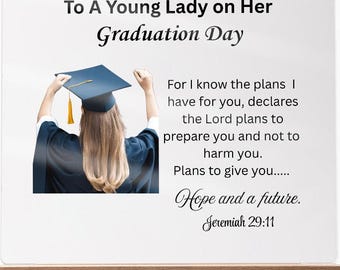 Targa di laurea personalizzata con personaggio, regalo di laurea per la classe del 2026, clipart personalizzata con ritratto del laureato,