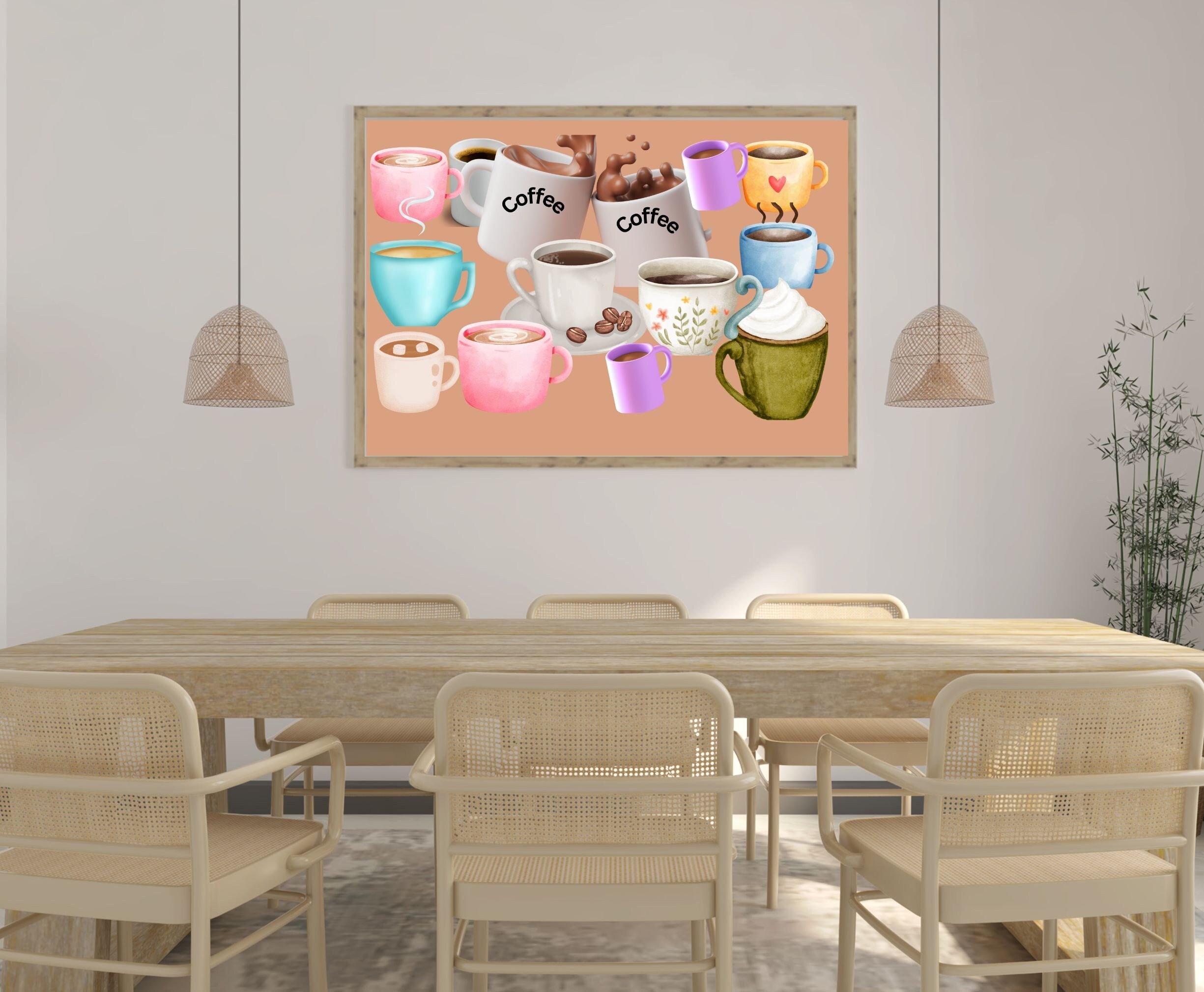 Coffee Wall Art, Coffee Wall Decor, Coffee Canvas Art, Canvas Print
