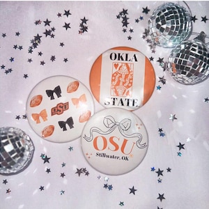CUSTOM 3" Game Day Trendy Button Pack