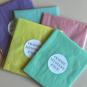 oopsie mystery pack | stickers