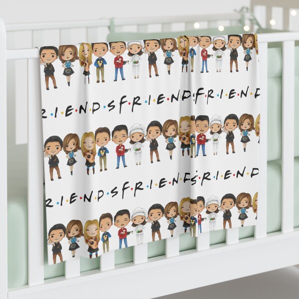 Friends Blanket Tv Show Etsy