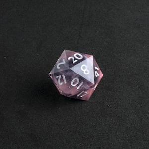 Dark Devours - dés polyédriques à bords tranchants en résine faits main, D&D, D&D, RPG Dice, Dungeons and Dragons