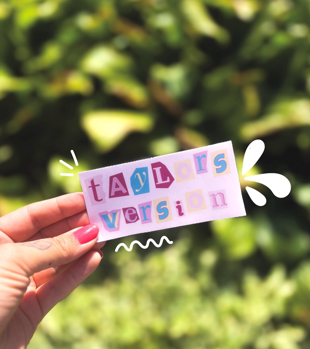 Swifty Sticker Taylors Version Sticker - Lover - Eras Tour Sticker - Lover Era Tour ...