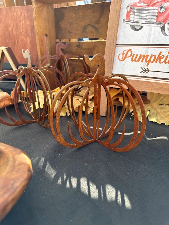 3d  tabletop pumpkin cut file dxf svg