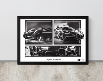 Framed Sketch - The Chiron - Legends of the Street (18 x 12)