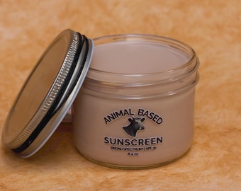 Animal Based Sunscreen