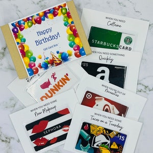 Boek gepersonaliseerd verjaardagscadeau | Geschenkdoos | Kaarthouder verjaardagscadeau | Cadeau vriend | Besties-cadeau voor volwassenen en tieners