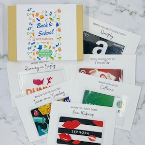 Benutzerdefinierte Back-to-School Geschenkkarte Buch | Geschenkkartenbox | Abitur | Abschlussgeschenk | Grad Geschenkkartenhalter | Personalisierte Geschenkbox