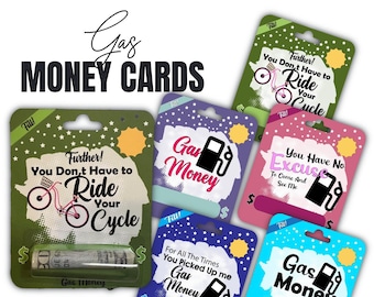 Gas Money Card Holder: Novelty Gift Tag